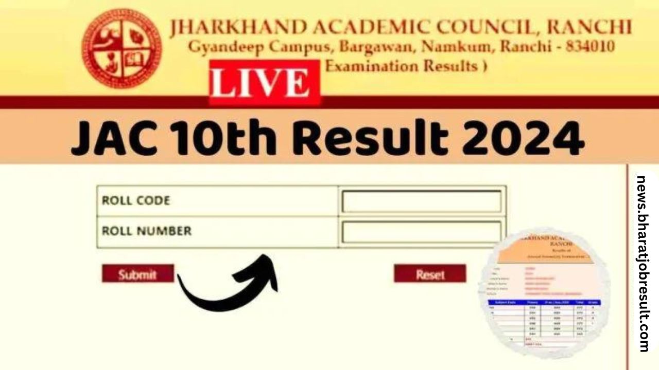 JAC 10th Result 2024 | Jharkhand Board Matric Result 2024  Direct Link